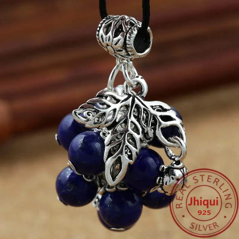 

1 шт., подвески из серебра 925 пробы в виде винограда