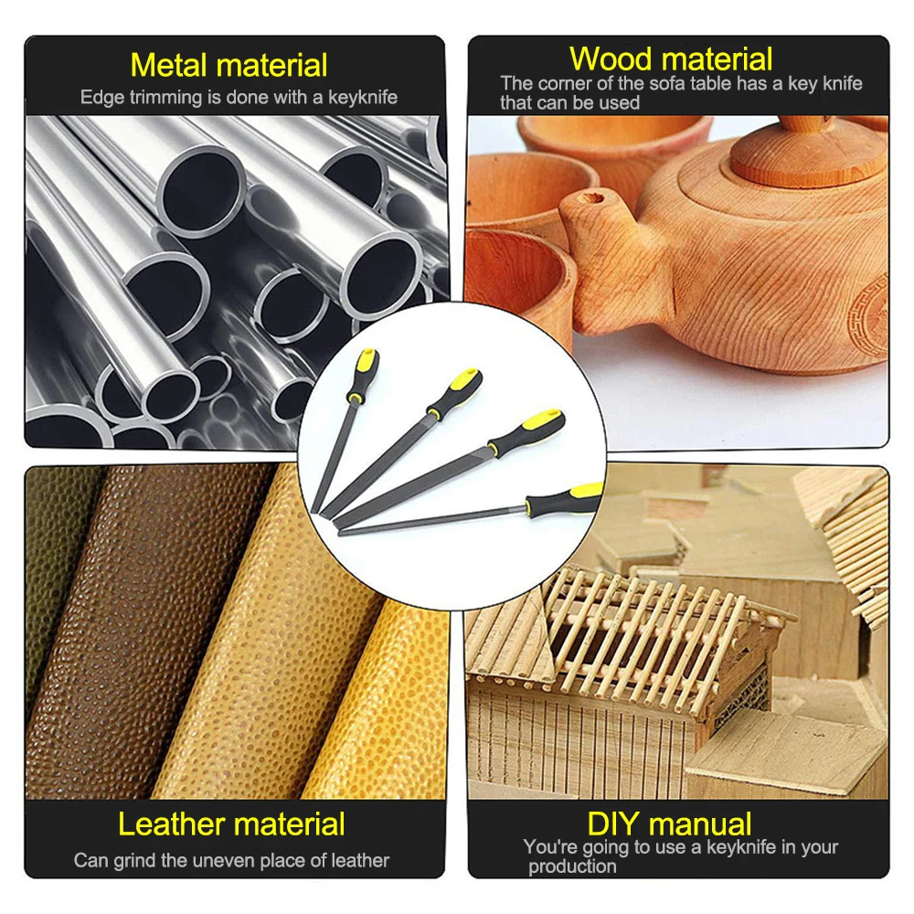 17 шт. набор надфилей файлы для металла ювелирные изделия из стекла и камня резьба