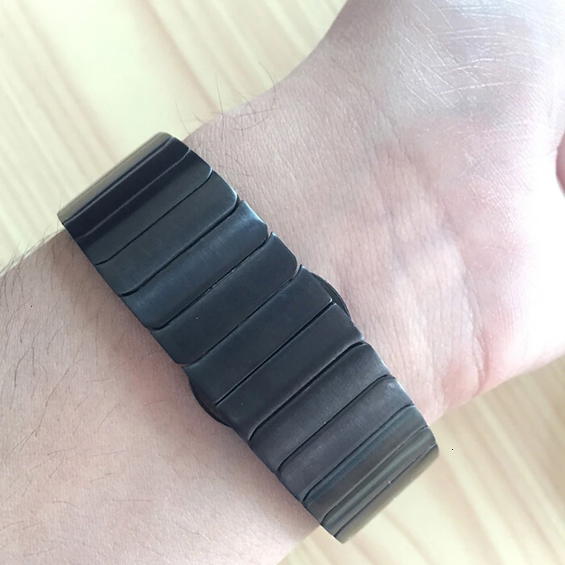 Ремешок из нержавеющей стали для apple watch band 44 мм 40 сменный Браслет смарт-часов iWatch