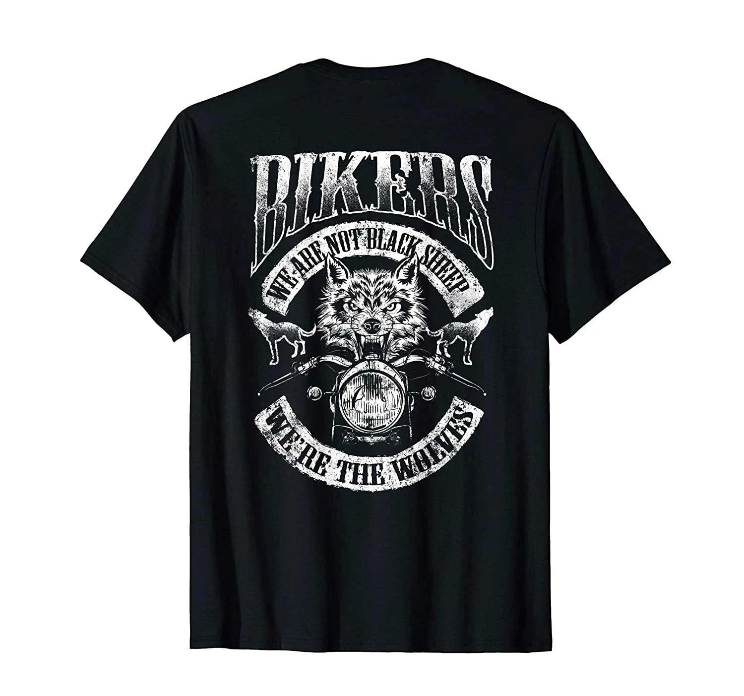 

Camiseta de motorista We're Wolves, camiseta HOG Rider