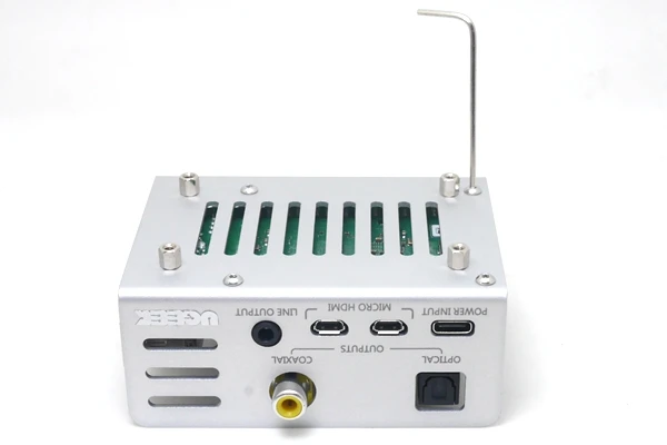 Алюминиевый корпус и UGEEK AOIDE Digi Pro работают с Raspberry Pi 4 Модель B/4B | DIY ваш HiFi плеер построить с Raspberry Pi