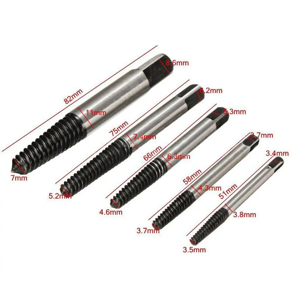 

Broken Damaged Screwdriver Extractor Bit Alloy Steel Double Side Screw Center Drill Bits Removal Tools Pull Out Drill Bit