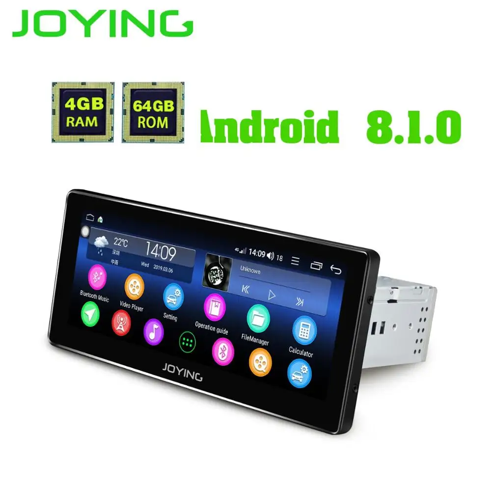 Head Unit 8," joying Android универсальный автомобильный радиоприемник стерео Восьмиядерный головное устройство мультимедиа Navi MP5 Payer поддержка Zlink Sim карта Bluetooth ТВ - Цвет: Head Unit