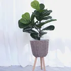 60-122 см Большая искусственная ветка дерева банана, имитация пальмы, Тропическое пластиковое ворсистое дерево, украшение для дома в отеле