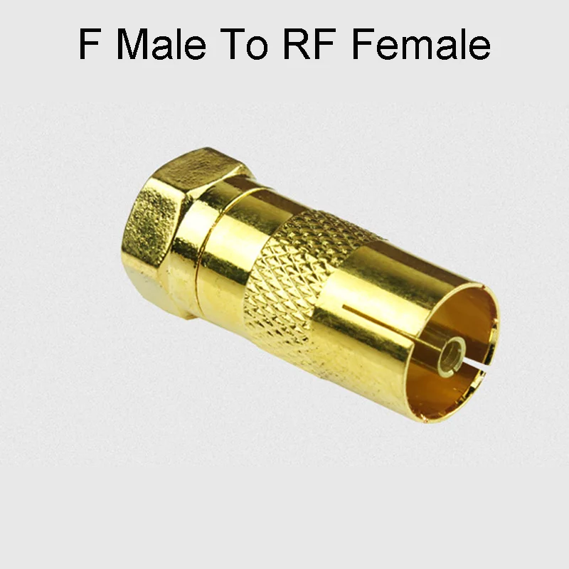 3 шт. Позолоченные разъемы типа F RF папа Мама-папа Мама цифровой кабельный