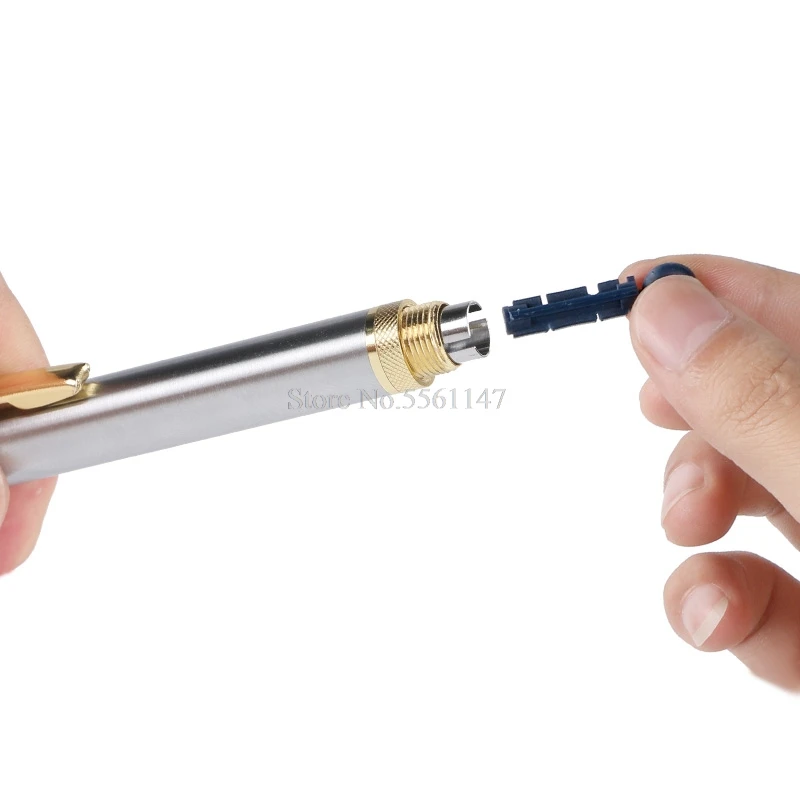 1 шт. держатель для глюкометра из нержавеющей стали