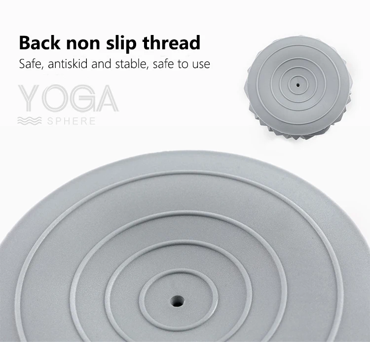 Йога половина мяч физический фитнес прибор для тренировки баланса Точка Массаж
