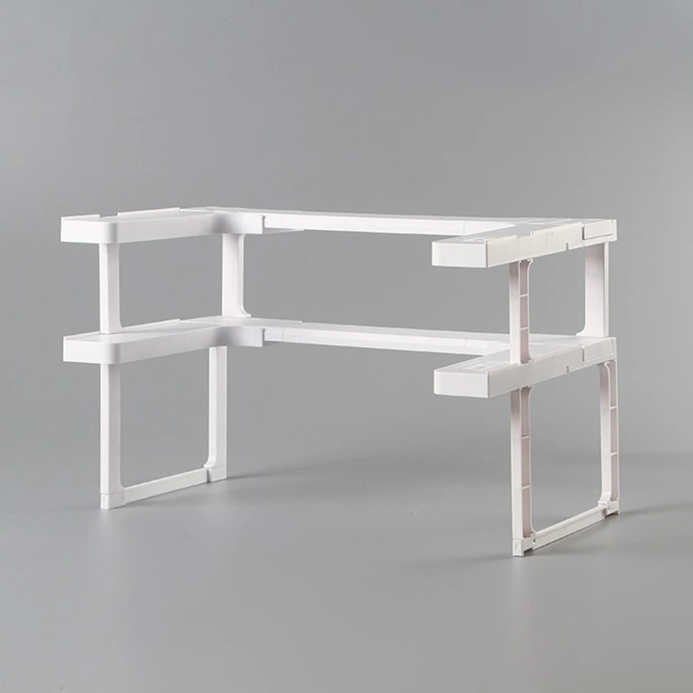 2-х уровневая регулируемая полка-органайзер для кухонной мебели | Обустройство