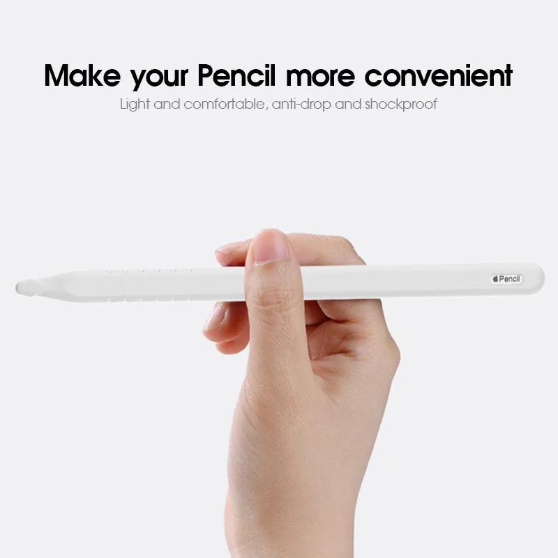Силиконовый чехол для Apple Pencil 2 держатель карандашей подставка iPad Pro защитный