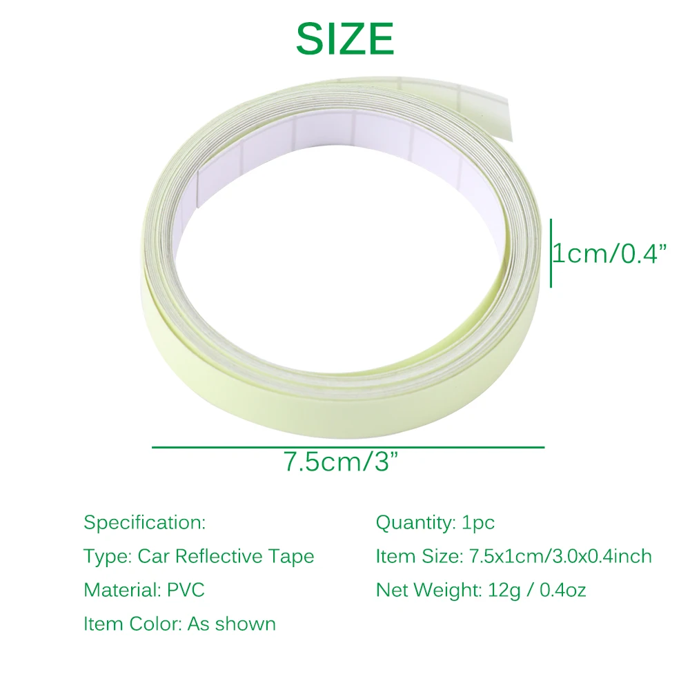 Светоотражающая лента велосипед наклейки Предупреждение свечение темная ночь