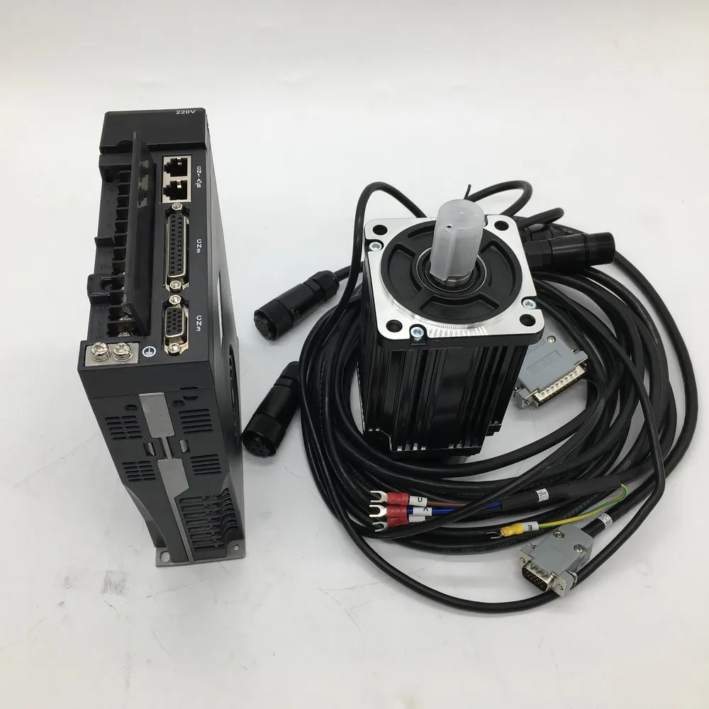 400 Вт 220 кВт серводвигатель переменного тока NEMA24 60 мм в 3000 об/мин Modbus RS485 Замена Yaskawa Panasonic Fuji Delta для ЧПУ