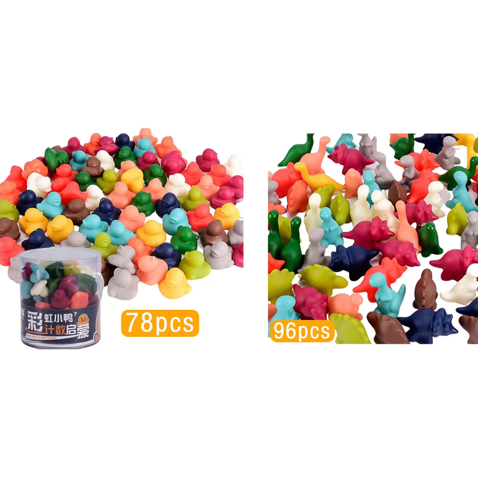 

Kids Counting Toys Shower Toys Duck Dinosaur Animal Model Educational Toy for Kids