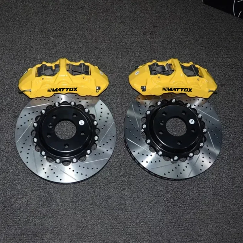 Комплект тормозов Mattox большие поршни 6 кастрюль суппорты с тормозным ротором 378*32