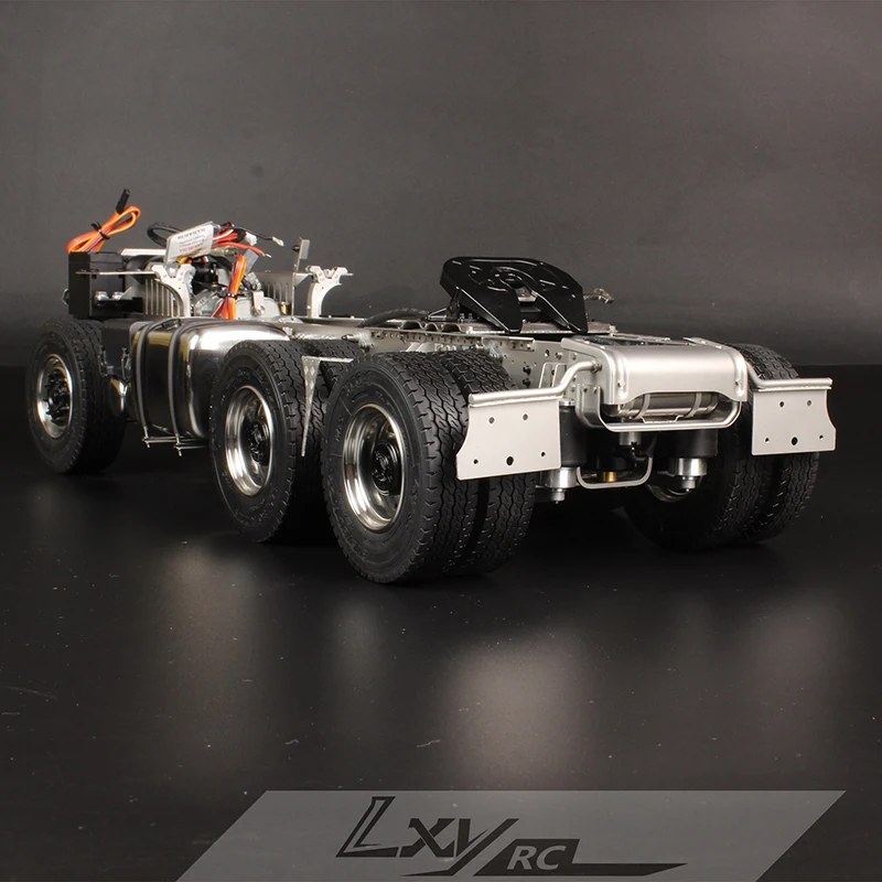 Scaleclub LXY Model 1/14 Scania R620 R470 R730 Rear Axle Lifting 6x2 Tractor Chassis Suitable For Tamiya Truck CAB | Игрушки и хобби