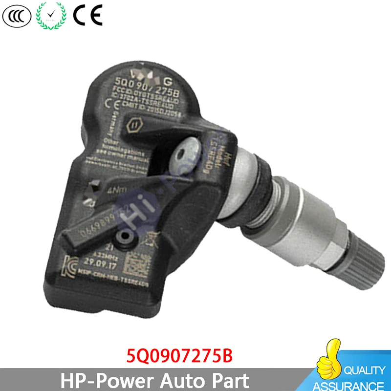 5Q0907275B TPMS монитор давления в шинах/датчик системы предупреждения 5Q0 907 275B для Audi