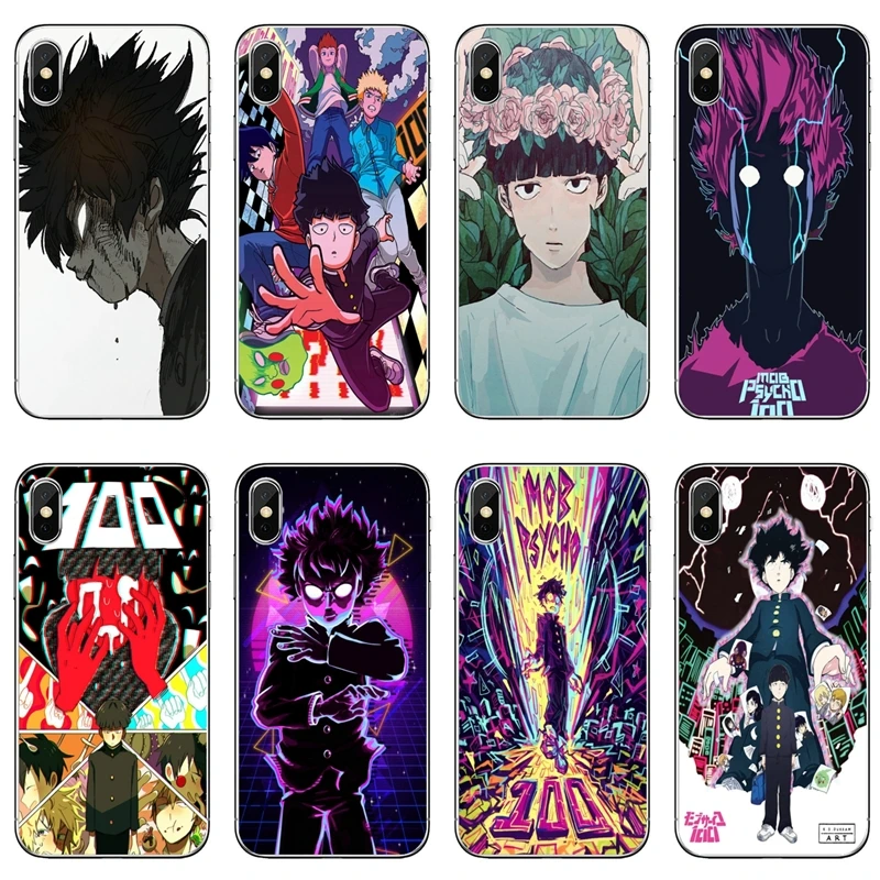 Чехол Shigeo Kageyama Mob психоделический 100 для Samsung Galaxy M30 J8 J7 J5 Pro J6 J4 Prime A6 A8 A9 Plus J3 2018 2017 |