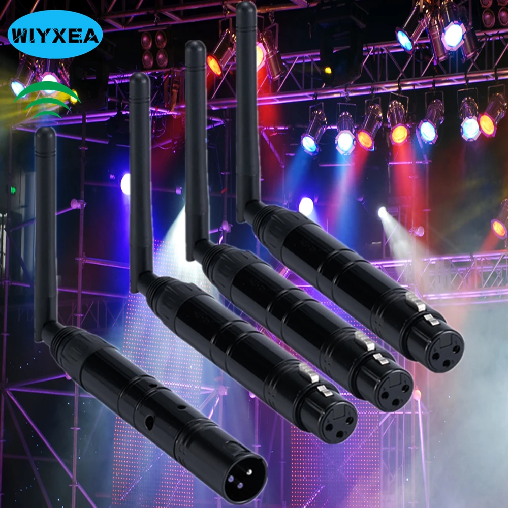 2 4G черный DMX512 DMX Dfi DJ 3 контактный беспроводной передатчик/приемник контроллер для