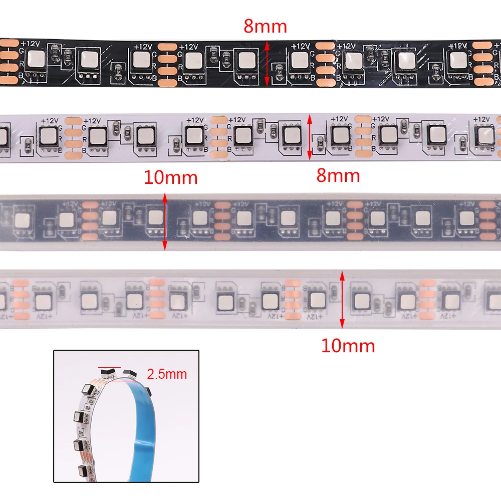 5 м Светодиодная лента 3535 SMD 60 светодиодов/м водонепроницаемая гибкая