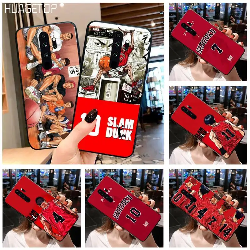 

HUAGETOP Slam dunk anime manga Coque Shell Phone Case for Redmi Note 9 8 8T 8A 7 6 6A Go Pro Max Redmi 9 K20 K30 Pro