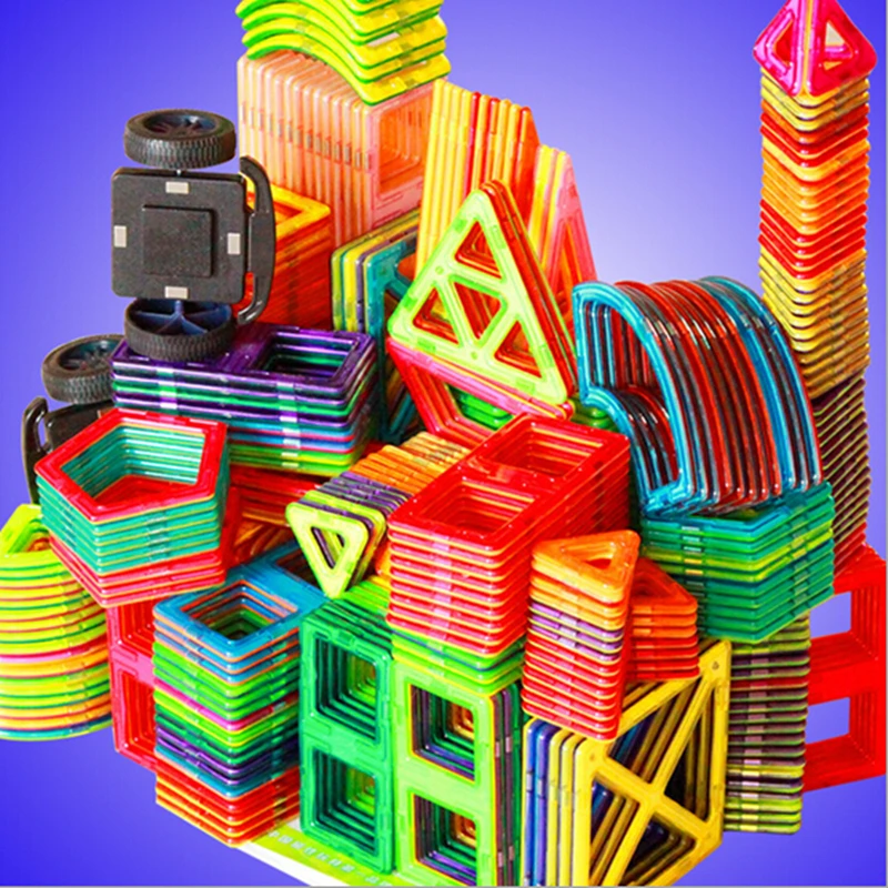 

Дизайнерские магнитные строительные блоки, игрушка стандартного размера, квадратный треугольник, цена за 1 шт., много разных видов, «сделай ...