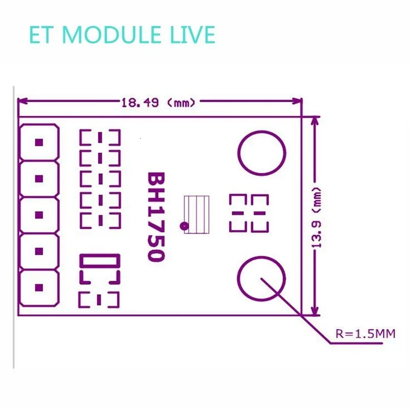 Завеса GY-302 BH1750 BH1750FVI модуль интенсивности света освещения для arduino 3 V-5 V