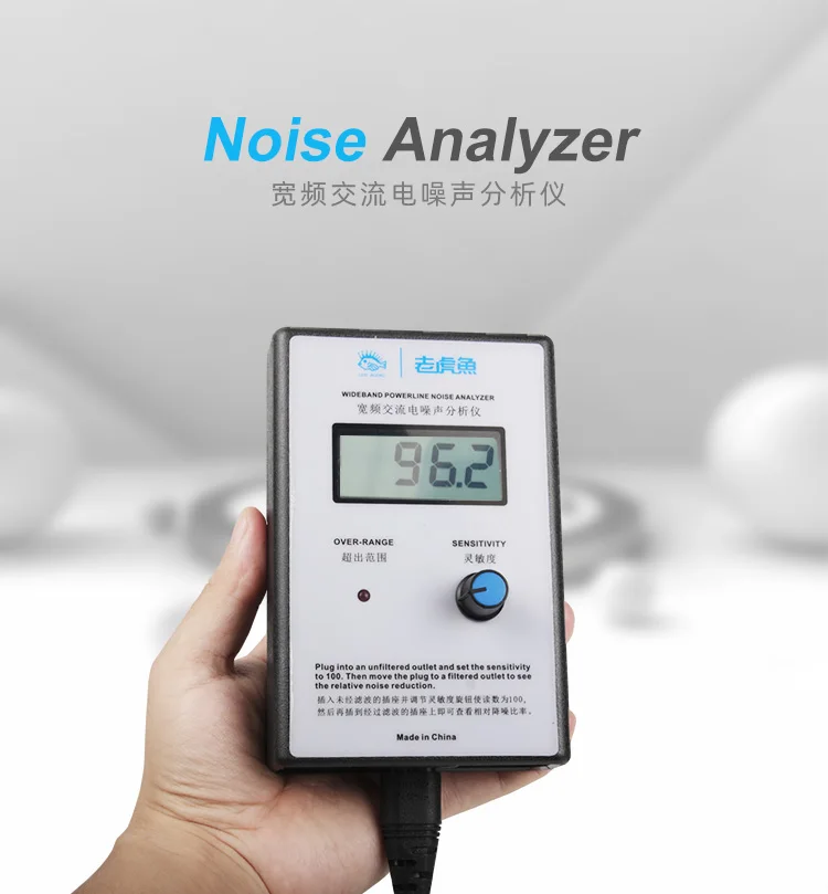 Wideband Powerline AC Power Noise Tester with LCD Display and EMI Measuring Capability, to Replace Entech image 4