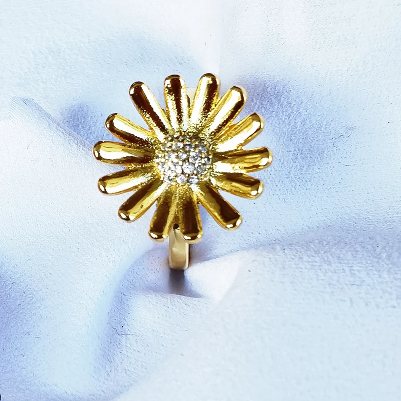 Модное винтажное кольцо MYBEBOA из стерлингового серебра 925 пробы золотого цвета