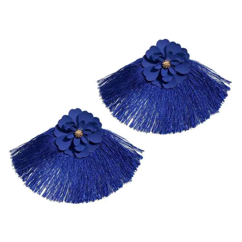 Корейские серьги с подвеской в виде цветка для женщин богемные этнические Brincos