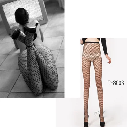 Японские стильные женские колготки с узором в горошек, модные черные сексуальные колготки для девочек, женские чулки, прозрачные шелковые колготки - Цвет: t8003