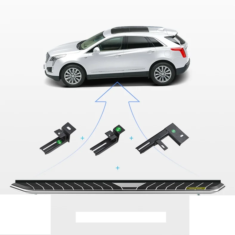 Новый стиль алюминия для Cadillac XT5 2016 2017 2018 2019 2020 ходовые доски боковая ступенчатая