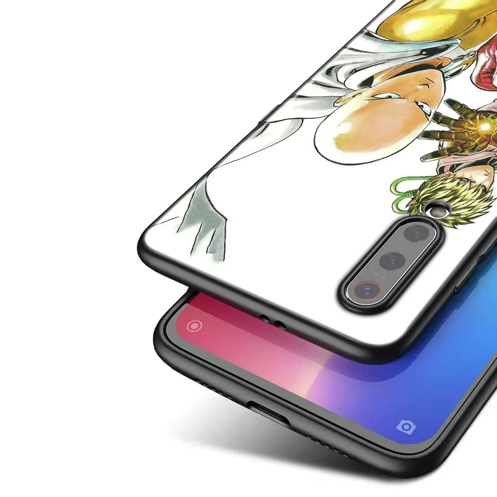 Черный чехол с аниме отбеливателем One Punch Man для Xiaomi Mi A3 A2 A1 5X 6X 6 8 Lite 9 9SE CC9 F1 9T 9tpro Play