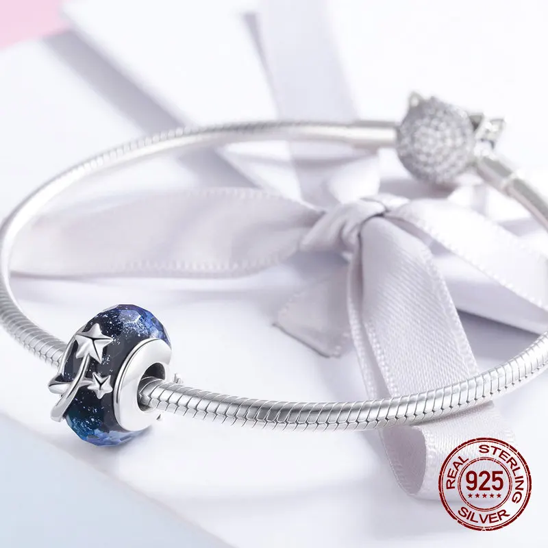 Womak fit Браслет оригинальный браслет бисер синее стекло осенняя Подвеска