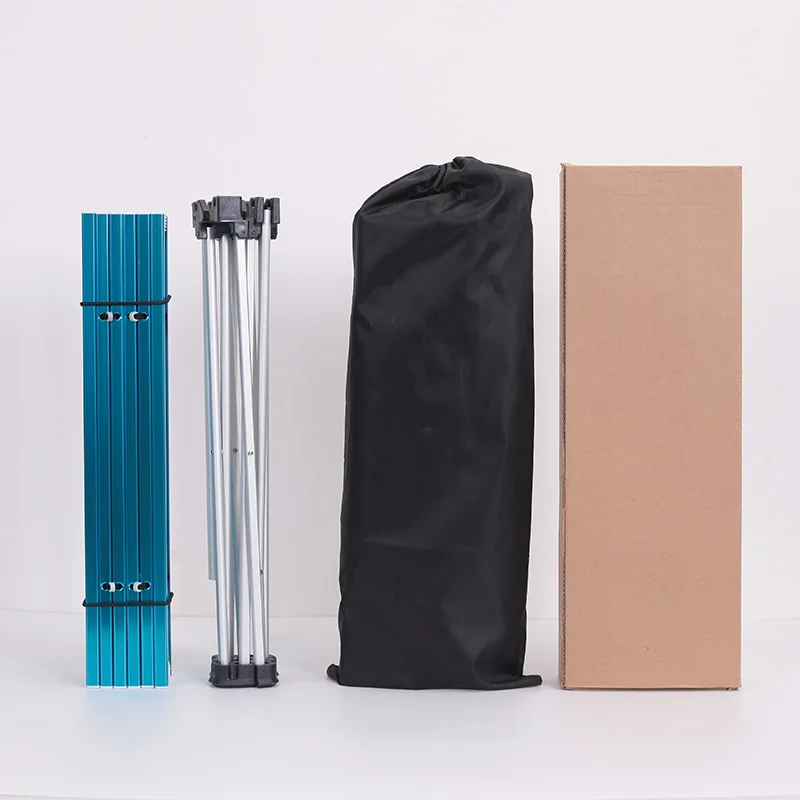 Портативный светильник складной стол из алюминиевого сплава для кемпинга пляжа