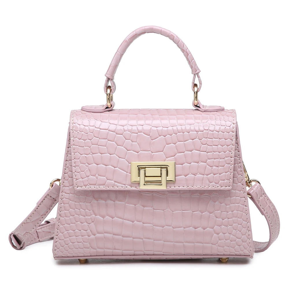 Роскошная Высококачественная сумка-тоут из искусственной кожи крокодила