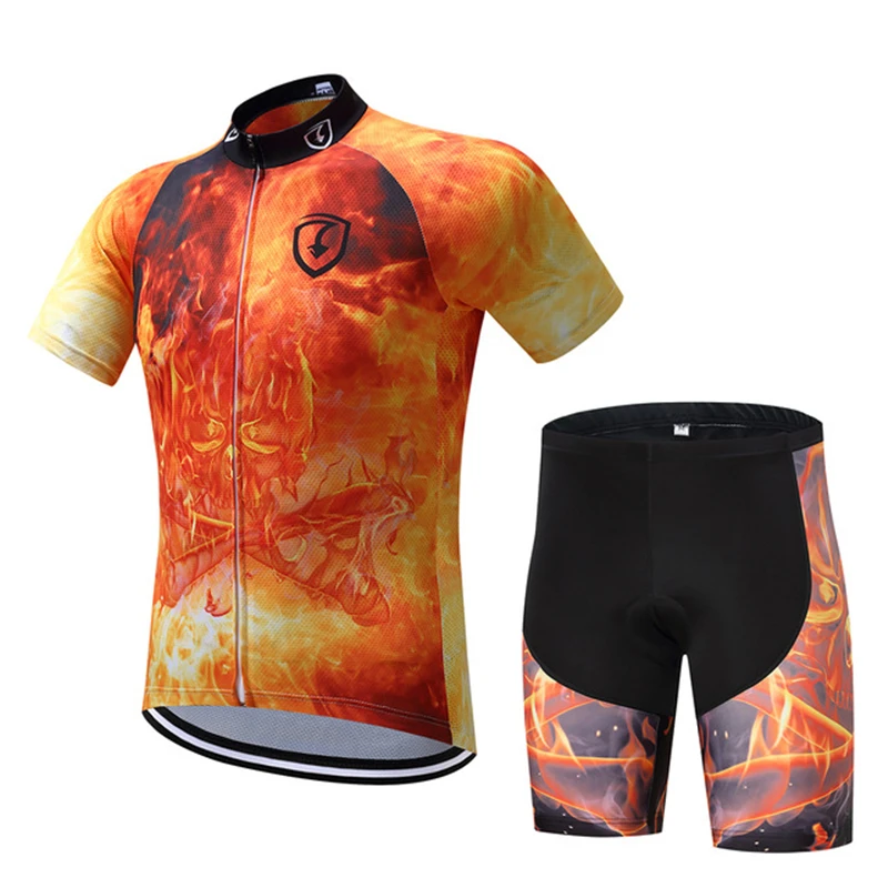 Мужские комплекты для велоспорта Summe одежда тренировок мужчин гелевая Астана