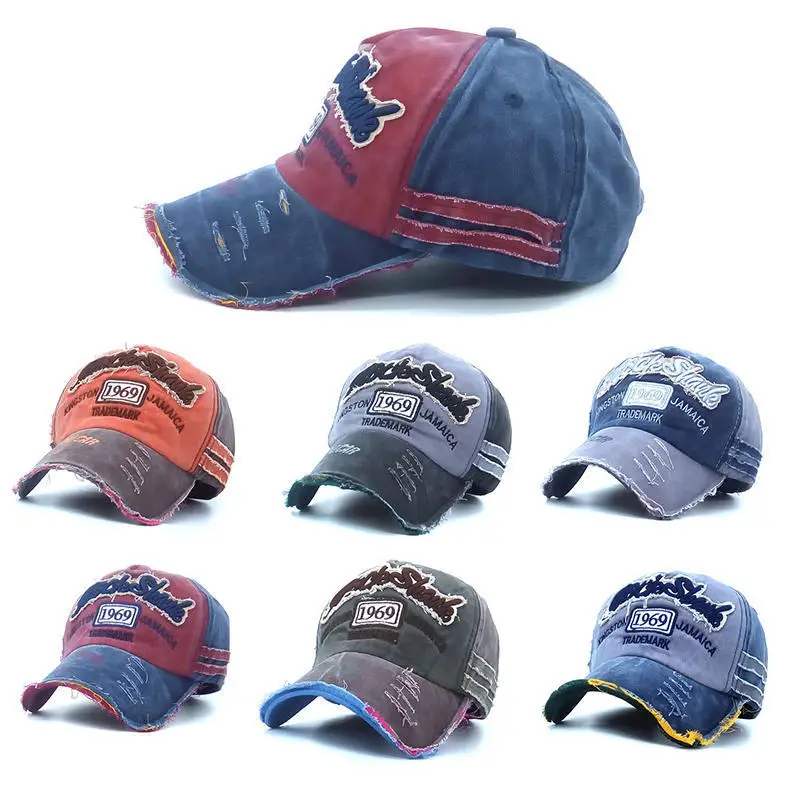 

Summer 1969 Letter Embroidered Baseball Cap Outdoor Sports Shade Duck Tongue Cap