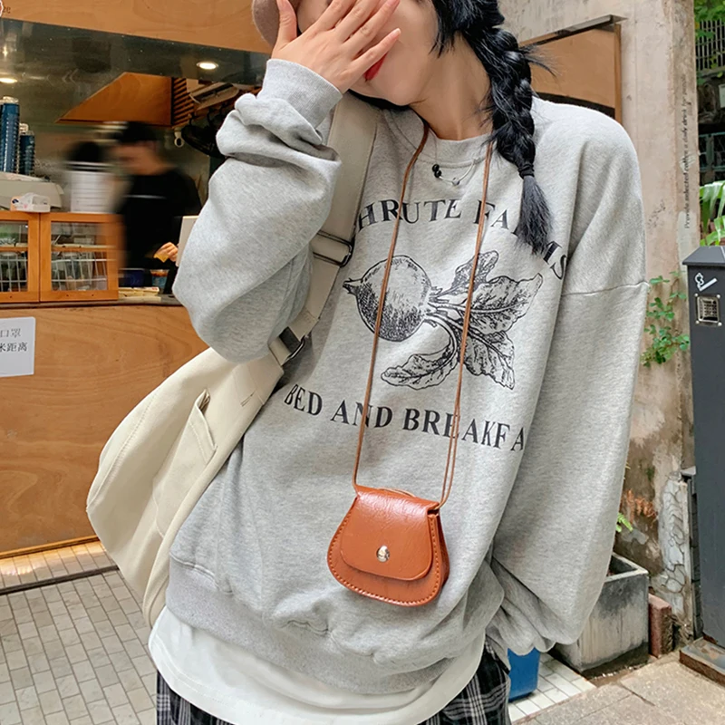 

Women Letter Printed Pullover Sweatshirts Long Sleeve Casual Sports Lady Hoodie For 2022 Europe Fashion Spring Autumn