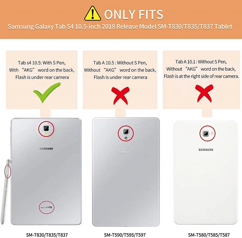 Чехол для Samsung Galaxy Tab S4 10 5 тонкий складной чехол книжка с подставкой из