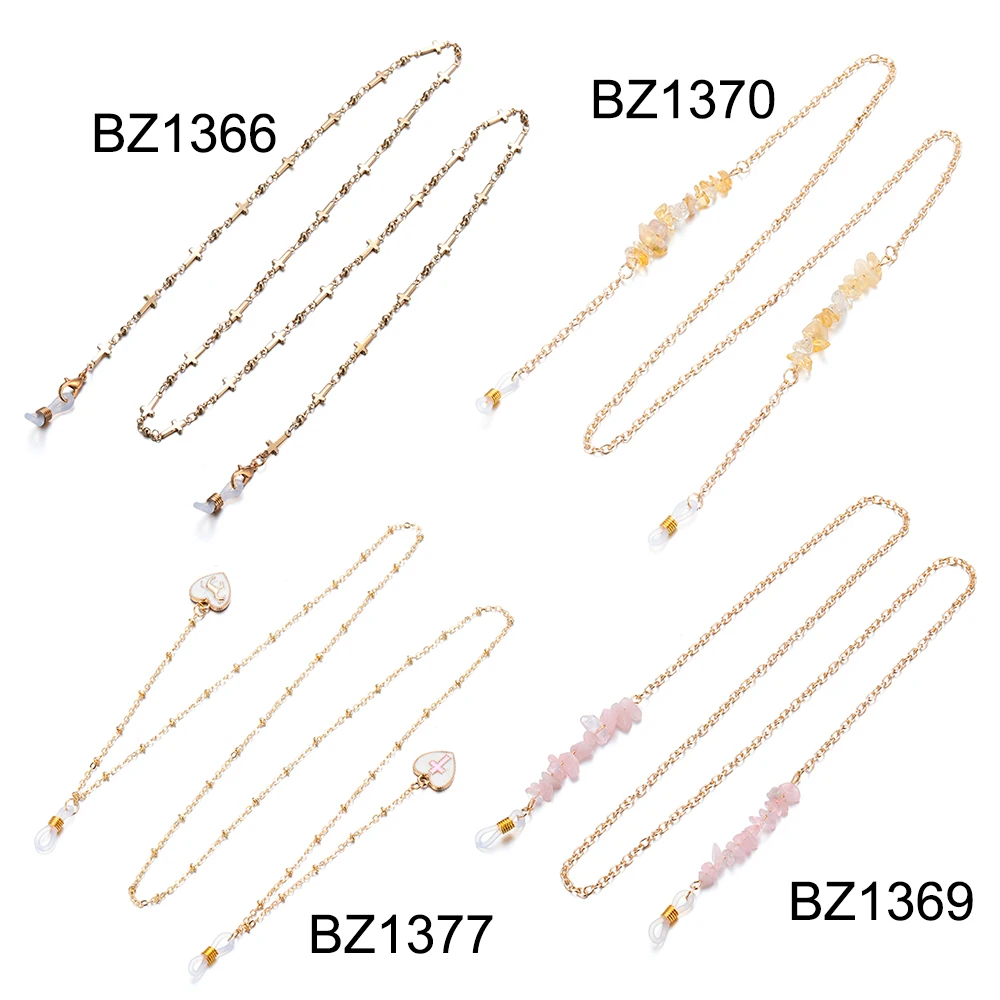 

Sunglasses Chain Necklace Reading Glasses Anti-Slip Cable Holder with Lanyard Strap 2021 glasses chains glasses accessories