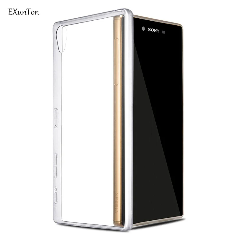 Прозрачный мягкий ТПУ чехол для Sony Xperia Z2 Z3 Z4 Z5 XZ XZS XZ1 XA1 XZ2 XA2 Plus ультратонкий