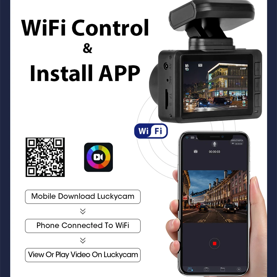 Vtopek мини видеорегистратор со сверхвысоким разрешением Ultra HD 4K Видеорегистраторы