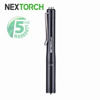 nextorch led pen light rechargeable flashlight small edc 330 lumens penlight for inspection repair camping k3rt