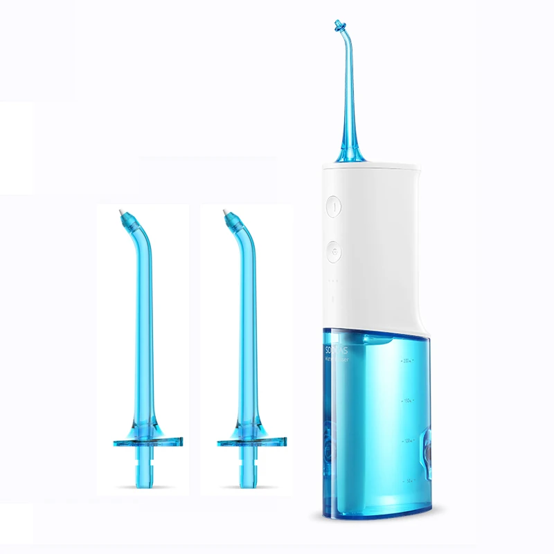 add 2 Style C Nozzle Xiaomi Soocas W3 ирригатор для полости рта стоматологический портативный водный поток стиральная Флоссер USB Перезаряжаемый IPX7 ирригатор для чистки зубов - Цвет: add 2 Style C Nozzle