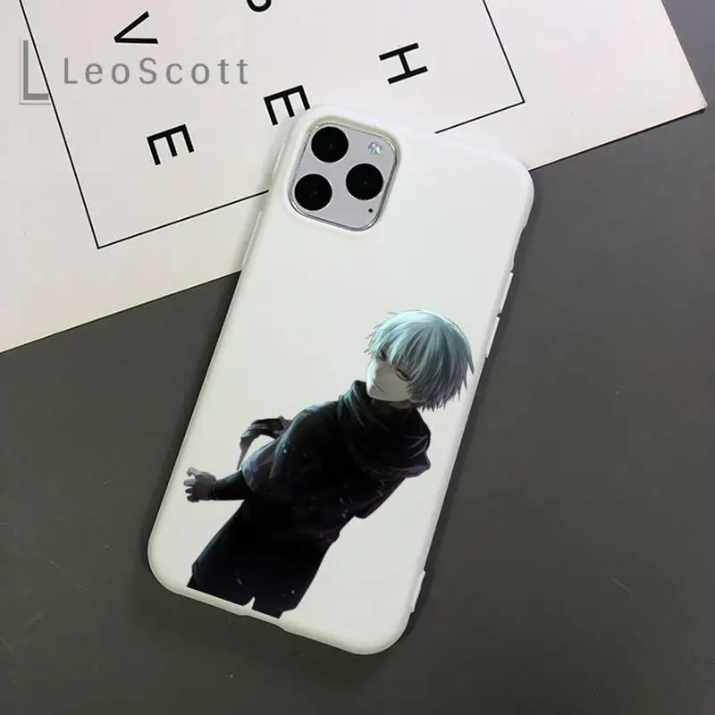 

Tokyo Ghoul Trendy Anime Kaneki Ken Phone Case Candy Color for iPhone 11 12 mini pro XS MAX 8 7 6 6S Plus X 5S SE 2020 XR