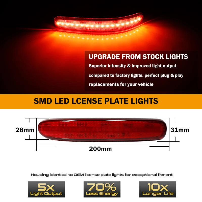 Отражатель для заднего/тормозного сигнала указателей поворота и задних