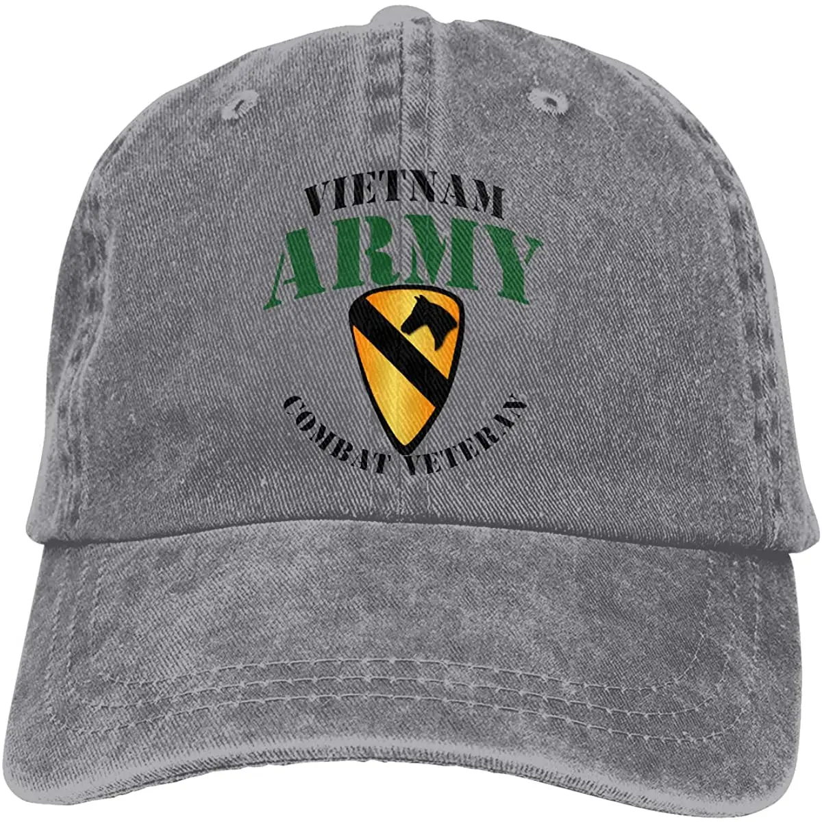 

1ST CAV Vietnam Combat Vet Adjustable Baseball Caps Denim Hats Cowboy Sport Outdoor