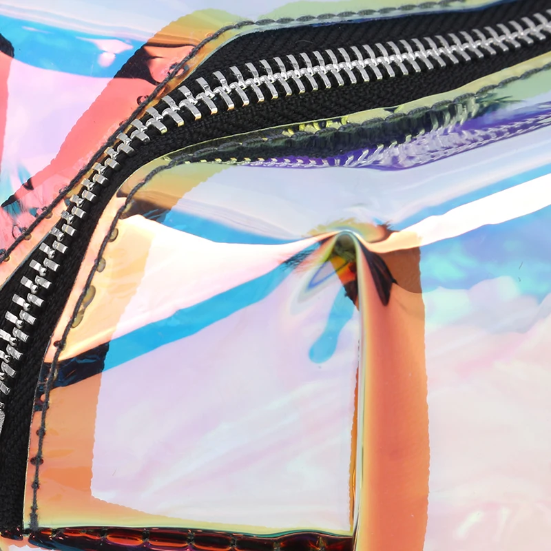 

Laser Deisgn Transparent Travel Bag Female Waterproof Jelly Bag PVC Cosmetic Bag For Female Makeup Bag Hot Sale