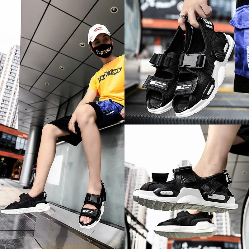 

slippers youth thick bottom sandals sandals men's fashion Men's 2019