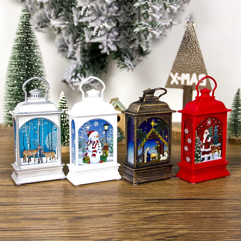 Комплект из 2 предметов Рождественский светильник украшения домашний декор