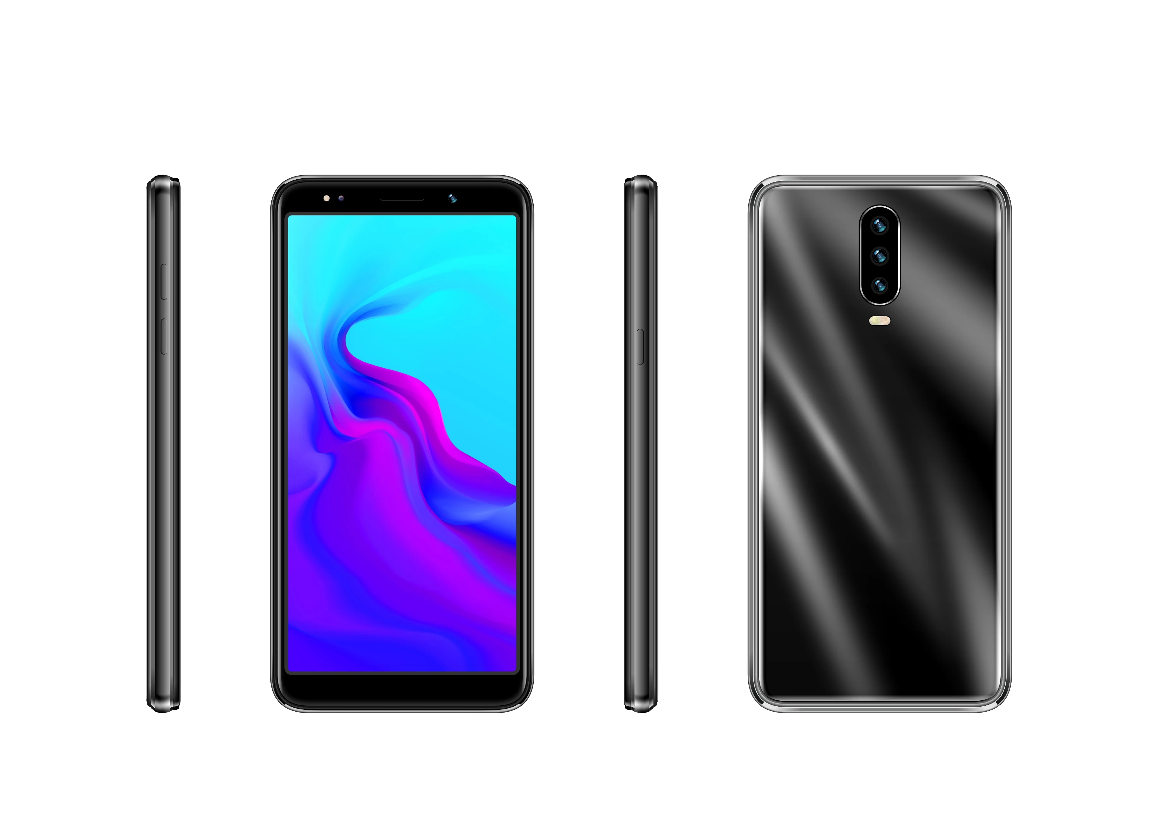 Смартфоны 4G RAM 64G ROM 5 дюймов Note 9s четырехъядерный Android 13MP мобильные телефоны celulares